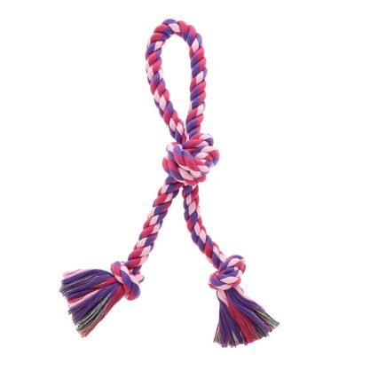 Top Paw® Juguete de cuerda con asa dividida para perro